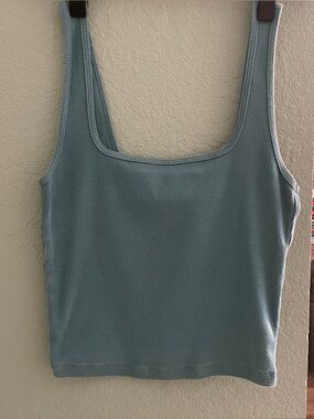 Abercrombie Ribbed Squareneck Tank